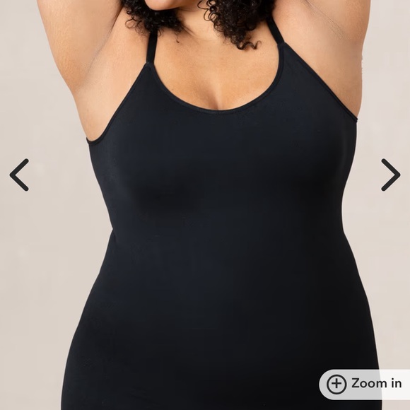 Shapermint Empetua Essentials All Day Every Day Scoop Neck Cami BEIGE SMALL+ XXL - Picture 3 of 16